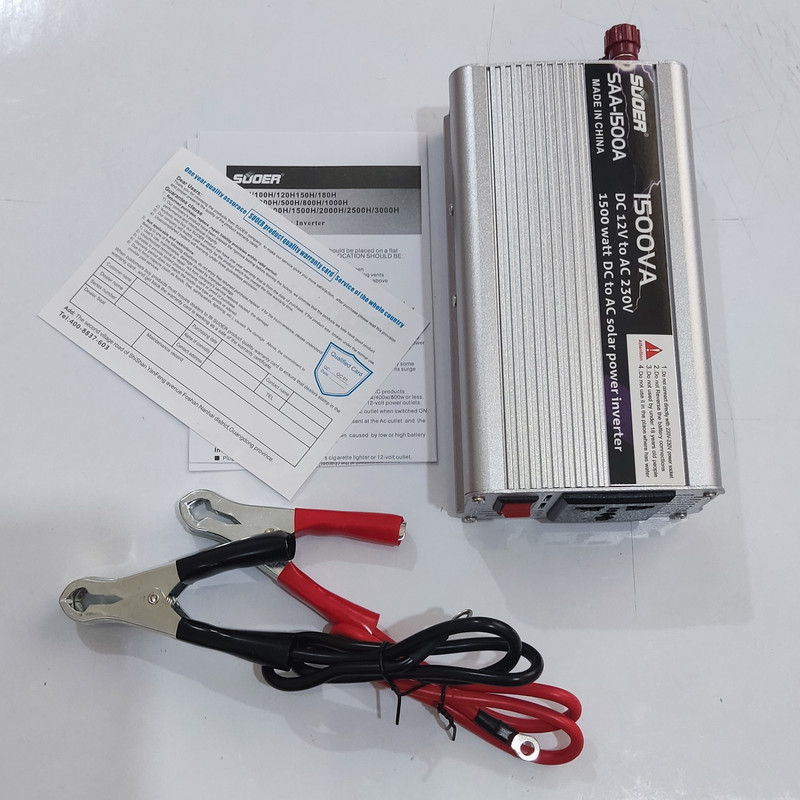 اینورتر سوئر مدل SAA-1500A ظرفیت 1500 وات اینورتر سوئر مدل SAA-1500A ظرفیت 1500 وات