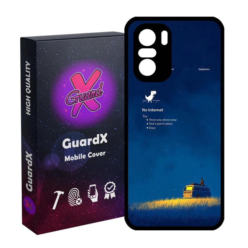 کاور گارد ایکس طرح No Internet مدل 10945 مناسب برای گوشی موبایل شیائومی Poco F3/MI 11X/MI 11X Pro/Redmi K40/K40 Pro