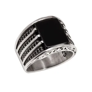 انگشتر نقره مردانه مدل 22216