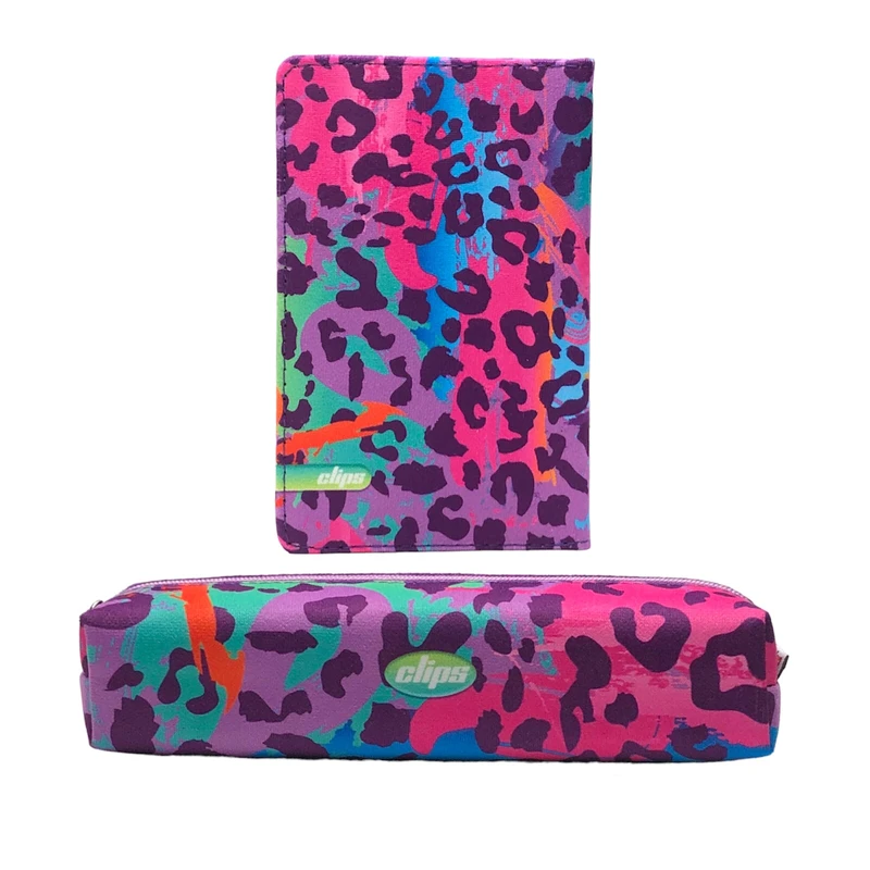 جامدادی کلیپس مدل فانتزی به همراه دفترچه یادداشت