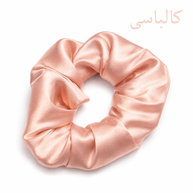کش مو اسکرانچی زنانه مدل ساتن کد 6010732