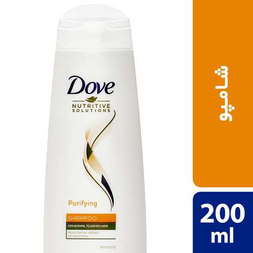 شامپو موهای چرب داو مدل Purifying حجم 200 میلی لیتر