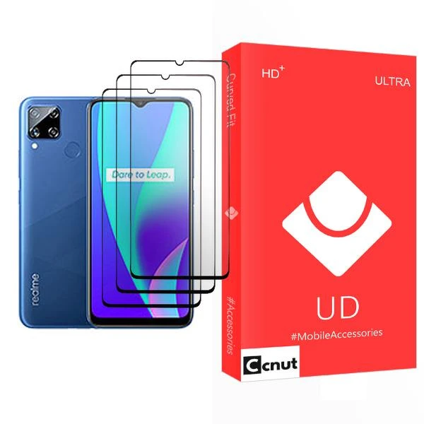 محافظ صفحه نمایش کوکونات مدل UD Ultra MIX003 مناسب برای گوشی موبایل ریلمی C15 بسته سه عددی