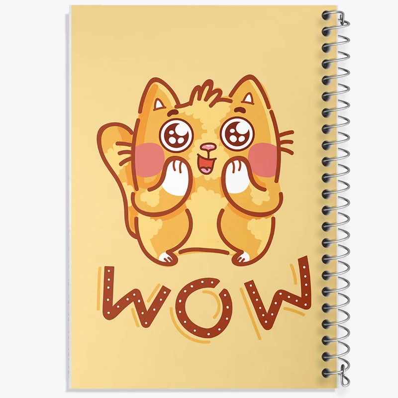 دفتر نت موسیقی 50 برگ خندالو مدل گربه (Cat) کد N784