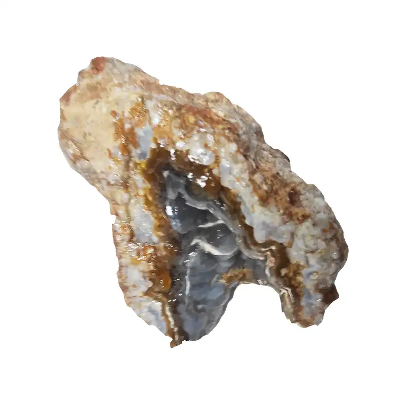 سنگ راف شجر مدل عقیق حاشیه ابی طرح لبخند کد A91701