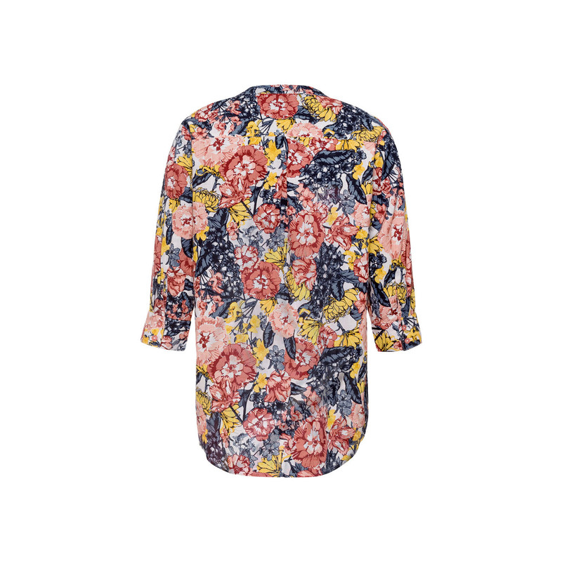 بلوز آستین سه ربع زنانه اسمارا مدل گلدار کد SF 26