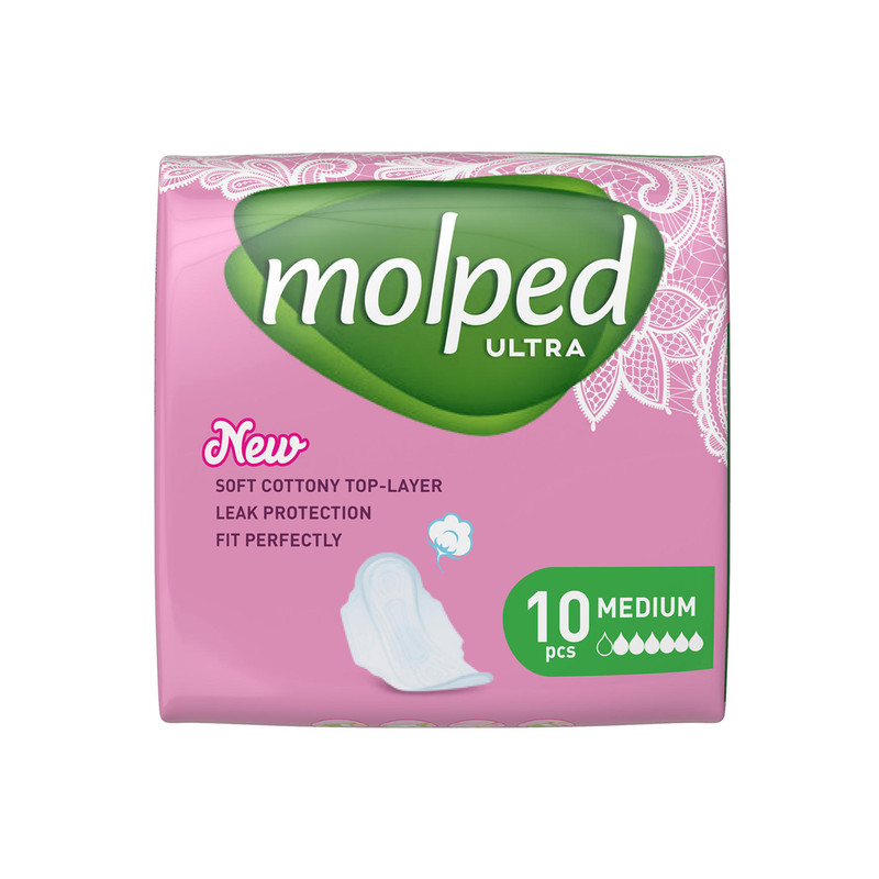 نوار بهداشتی مولپد مدل Ultra Medium مجموعه 24 عددی