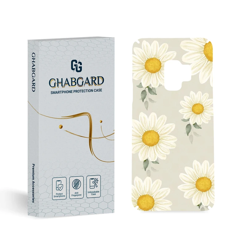 کاور قاب گارد مدل گل مناسب برای گوشی موبایل سامسونگ Galaxy S9