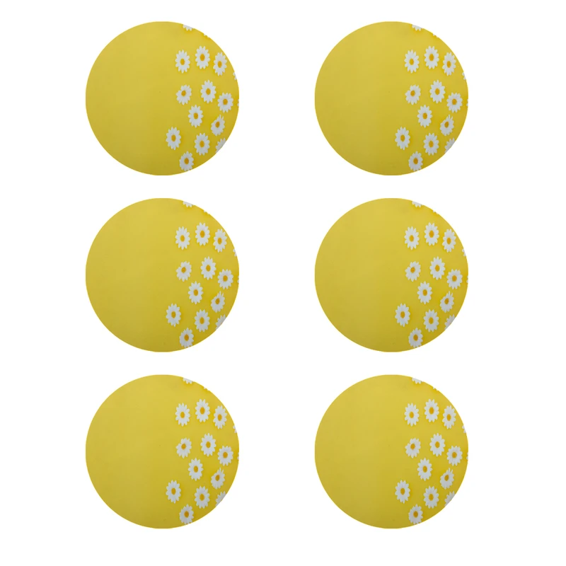 زیر لیوانی طرح گل کد 8302 بسته 6 عددی