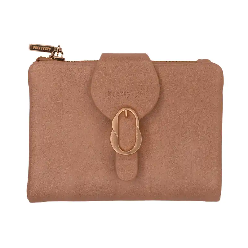 کیف پول زنانه پرتیزس مدل سگک دار کد 2020035