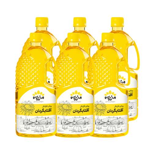 روغن آفتابگردان فرابکر مزرعه جنوبی - 1 لیتر بسته شش عددی