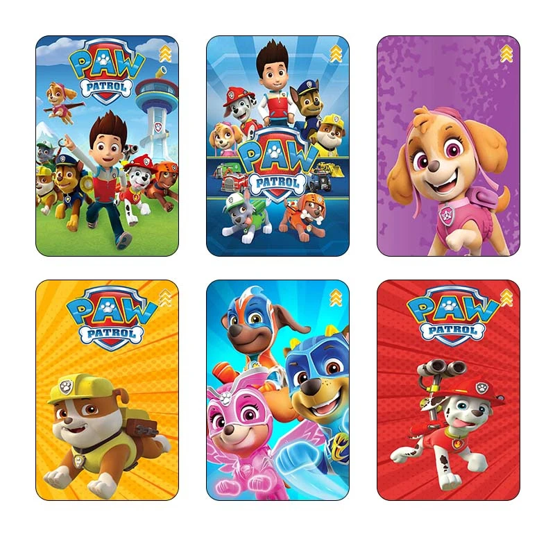 استیکر کارت سام نگار طرح سگ های نگهبان paw patrol کد SP1208 مجموعه 6 عددی