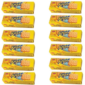 کراکر نمکی کراکس دو قلو شیرین عسل - 140 گرم بسته 6 عددی