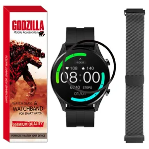 محافظ صفحه نمایش گودزیلا مدل GS-MLS مناسب برای ساعت هوشمند ایمیلب W12 به همراه بند