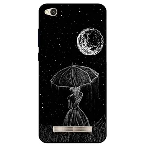 Megafone Girl and Moon 1369 Cover For Xiaomi Redmi 4A