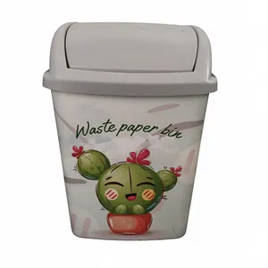 سطل زباله بادبزنی کد 10 گنجایش 4 لیتر 