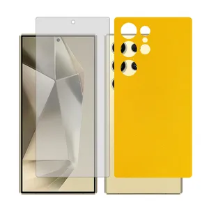 Glass Together model matte screen protector for Samsung S24 Ultra mobile phone with back cover sticker