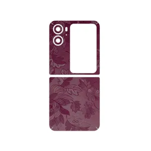 MAHOOT Red-Wildflower Cover Sticker for Oppo Find N2 Flip