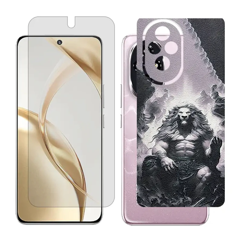 محافظ صفحه نمایش گلس مدل Together مناسب برای گوشی موبایل آنر 200  به همراه برچسب پوششی پشت گوشی