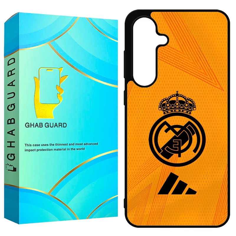 کاور قاب گارد طرح رئال مادرید مدل GS25FE مناسب برای گوشی موبایل سامسونگ Galaxy S25 FE 