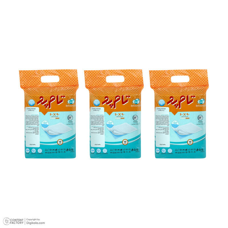 زیر انداز بیمار تام پد مدل 60905 بسته 3 عددی