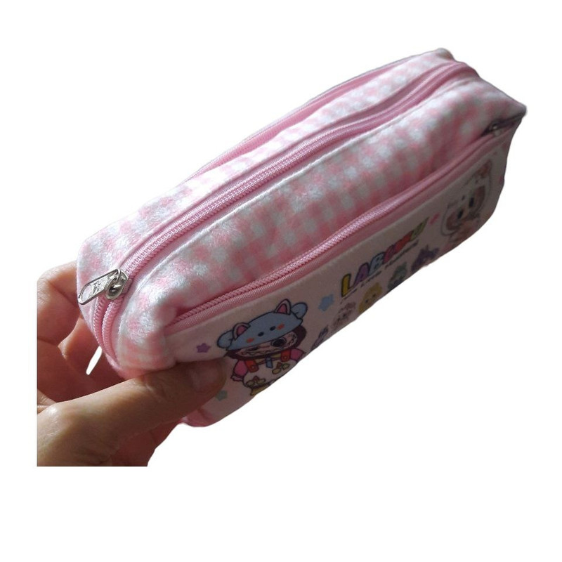 جامدادی مدل سه زیپ طرح لبوبو کد Nm35