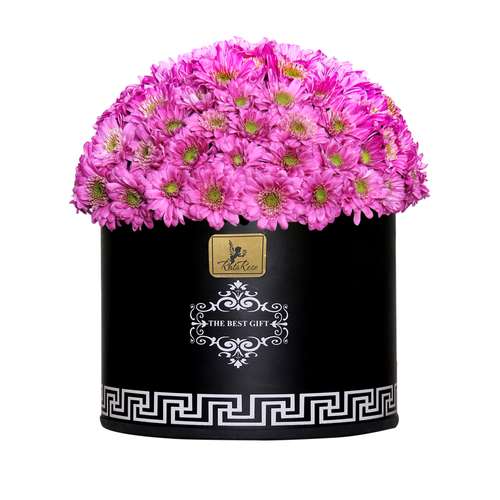 سبد گل طبیعی داودی راتا رز کد LZ