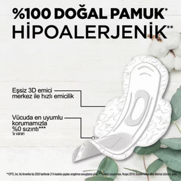 نوار بهداشتی کوتکس مدل Natural Super Ekonomik بسته 16 عددی نوار بهداشتی کوتکس مدل Natural Super Ekonomik بسته 16 عددی