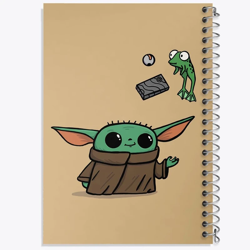 دفتر لیست خرید 50 برگ خندالو طرح یودا سریال جنگ ستارگان کد 26077