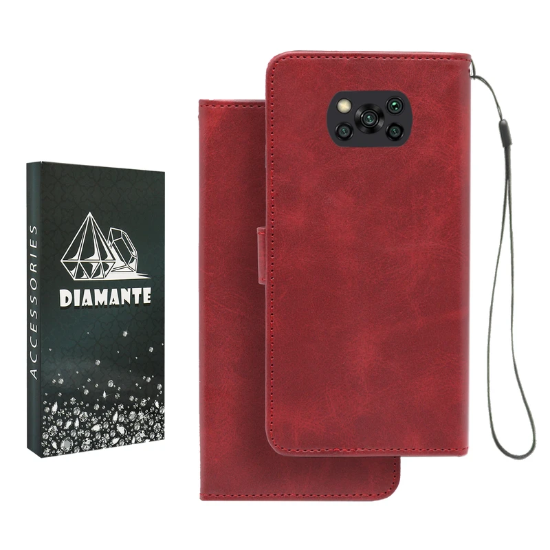  کیف کلاسوری دیامانته مدل Mortand Bk مناسب برای گوشی موبایل شیائومی Poco X3 Pro / X3 NFC