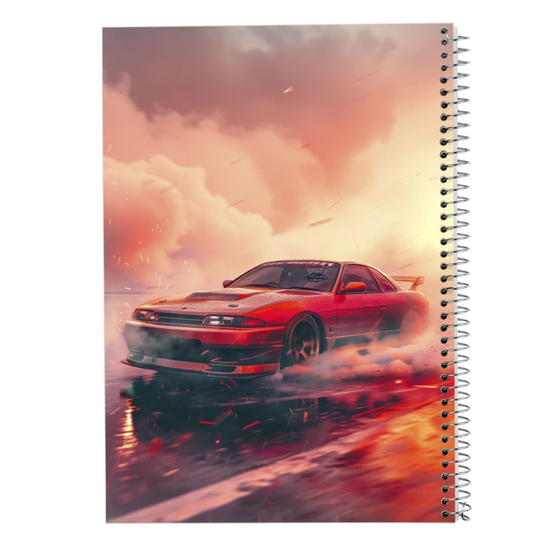دفتر ژورنال نویسی 50 برگ مدوپد مدل نقطه ای طرح need for speed کد DF13598