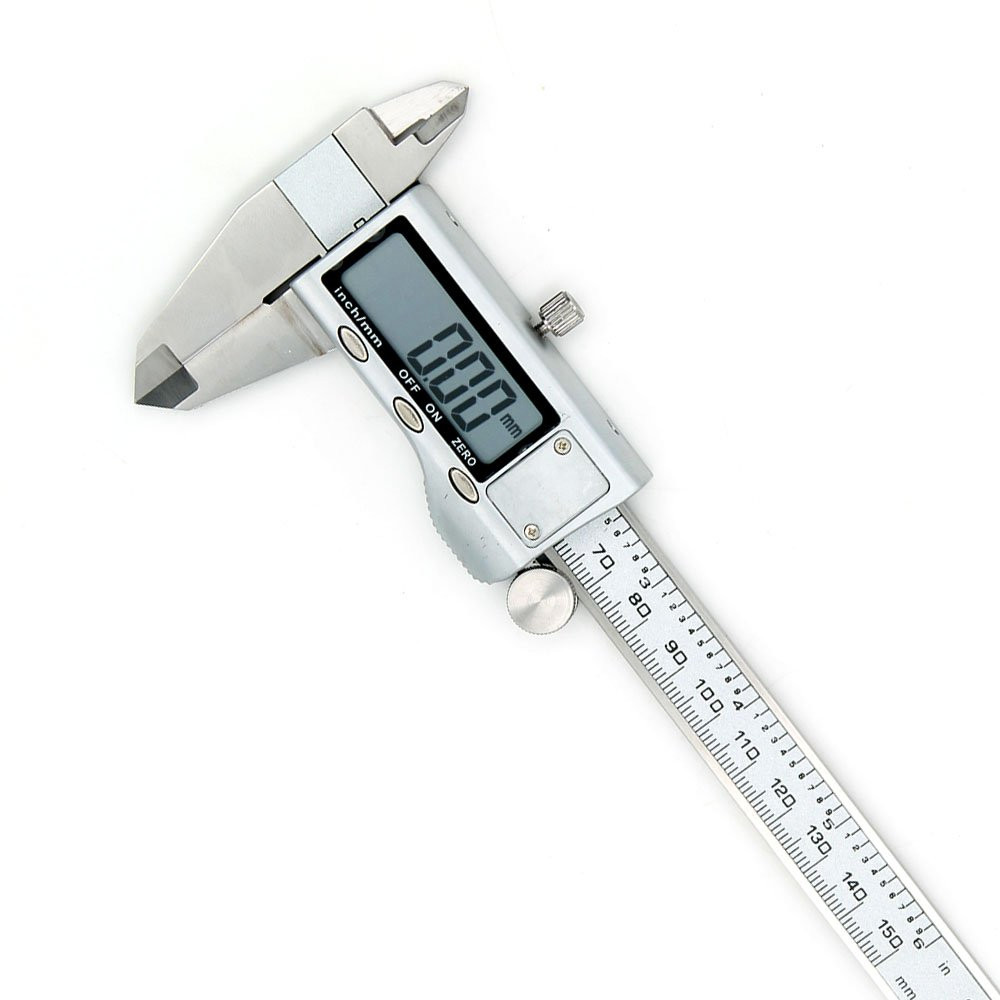 کولیس دیجیتال تمام فلزی سیلور مدل 150 گستره 0-150 میلیمتر