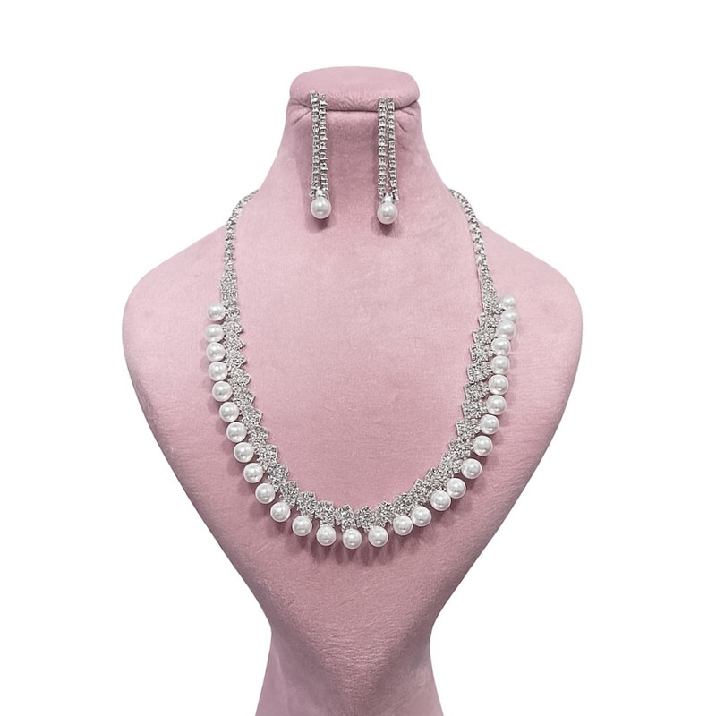 نیم ست زنانه مدل مرواريد