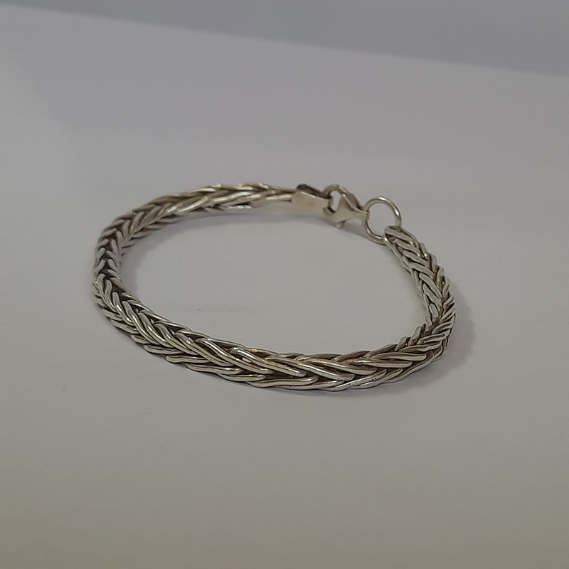 دستبند نقره مردانه مدل ss124 دستبند نقره مردانه مدل ss124