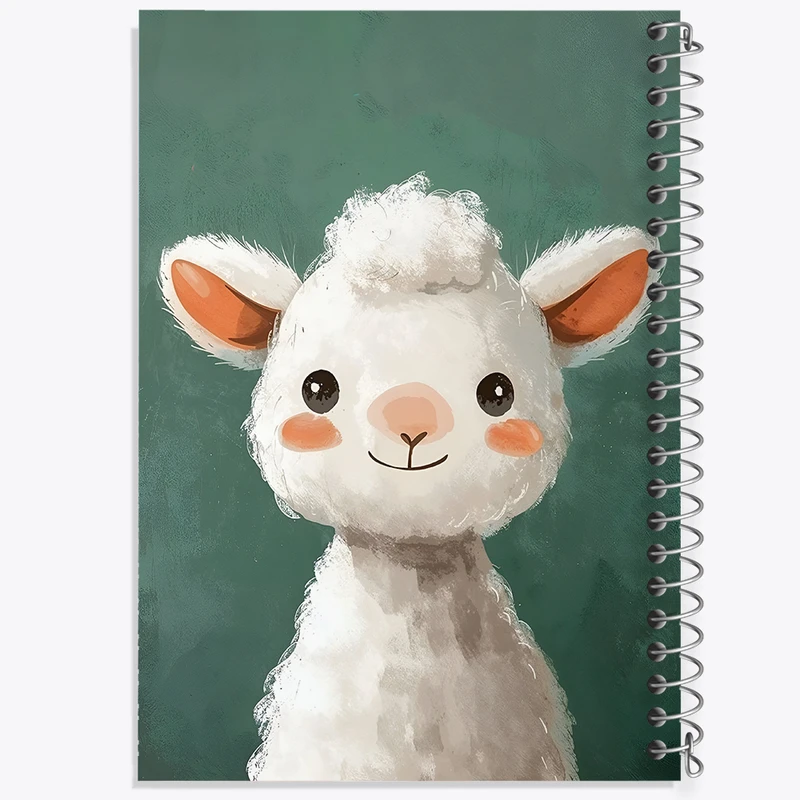 دفتر لیست خرید 50 برگ خندالو طرح گوسفند کیوت کد N5920