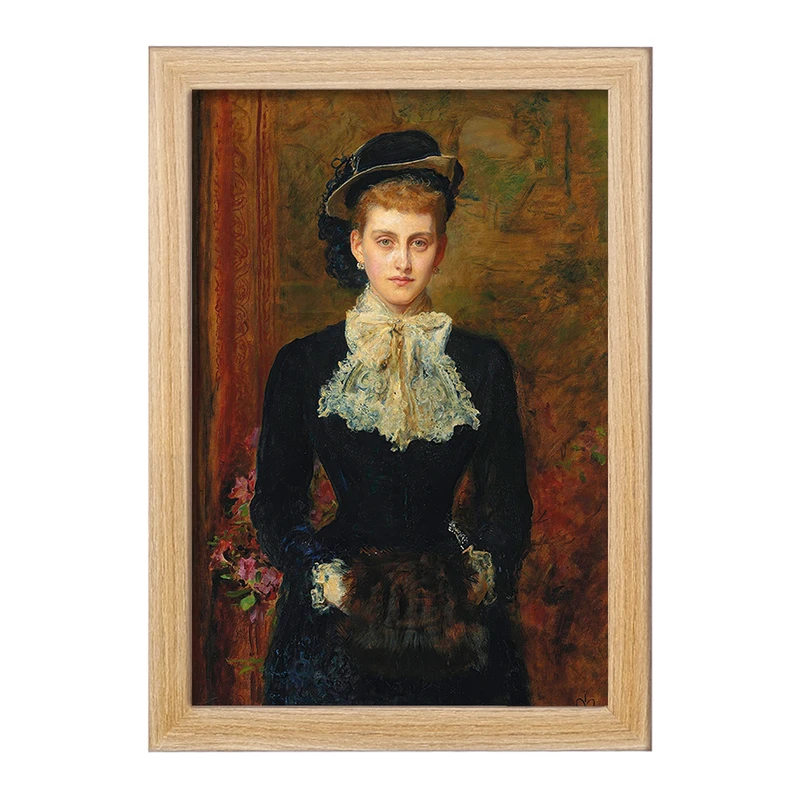 تابلو خندالو مدل نقاشی کنتس دو پورتالس اثر سر جان اورت میلیس کد F12336