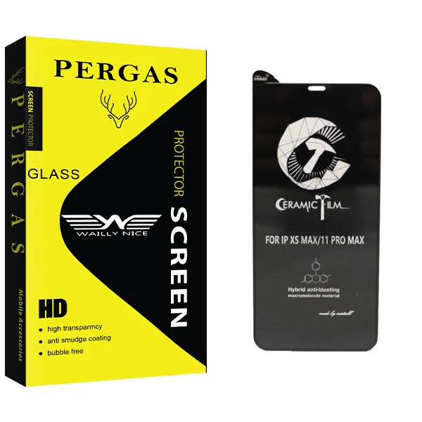 محافظ صفحه نمایش وایلی نایس مدل Pergas Glass مناسب برای گوشی موبایل اپل IPhone 11 Pro Max