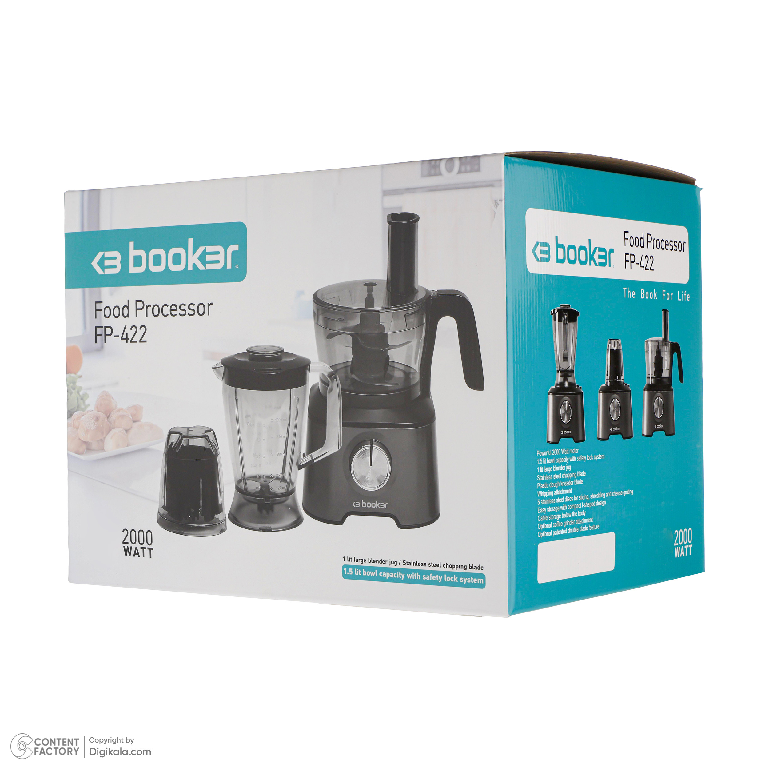 غذاساز بوکر مدل FP-422