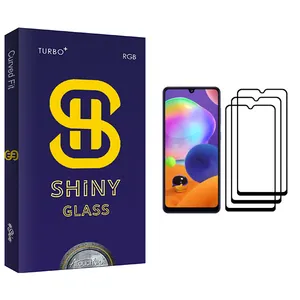 Atouchbo Shiny Glass Screen Protector For Samsung Galaxy A31 Pack Of 3