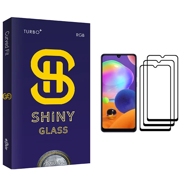 محافظ صفحه نمایش آتوچبو مدل Shiny Glass مناسب برای گوشی موبایل سامسونگ Galaxy A31 بسته سه عددی