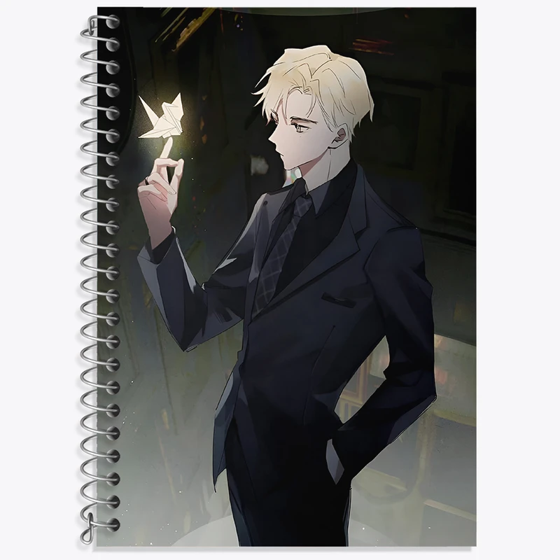 دفتر لغت 50 برگ خندالو طرح مالفوی هری پاتر (Harry Potter) کد N2445