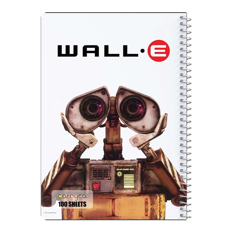 دفتر مشق 100 برگ سیمی کارنیکا طرح E WALL کد 98249