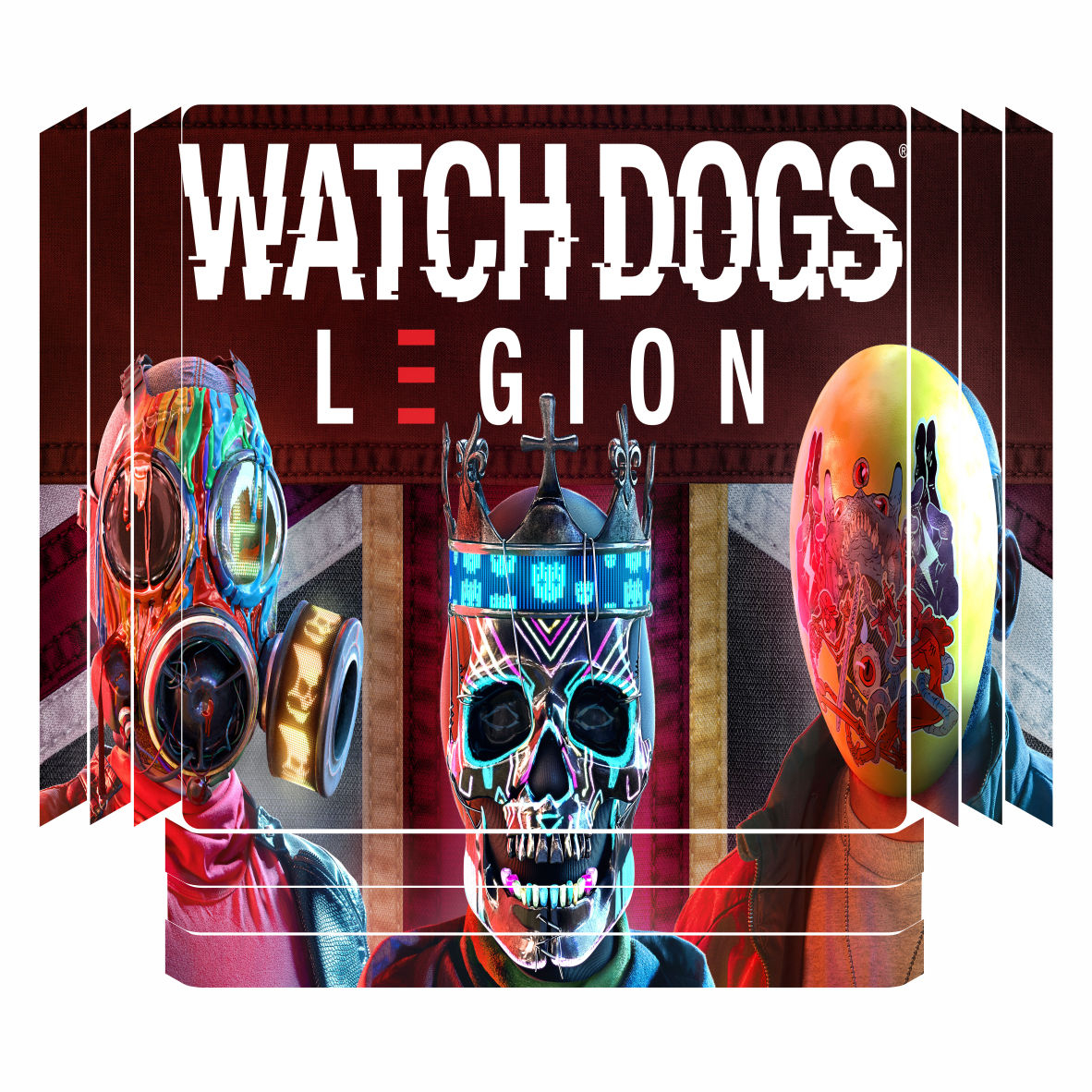 برچسب پلی استیشن ۴ پرو مدل Watch Dogs Legoin 