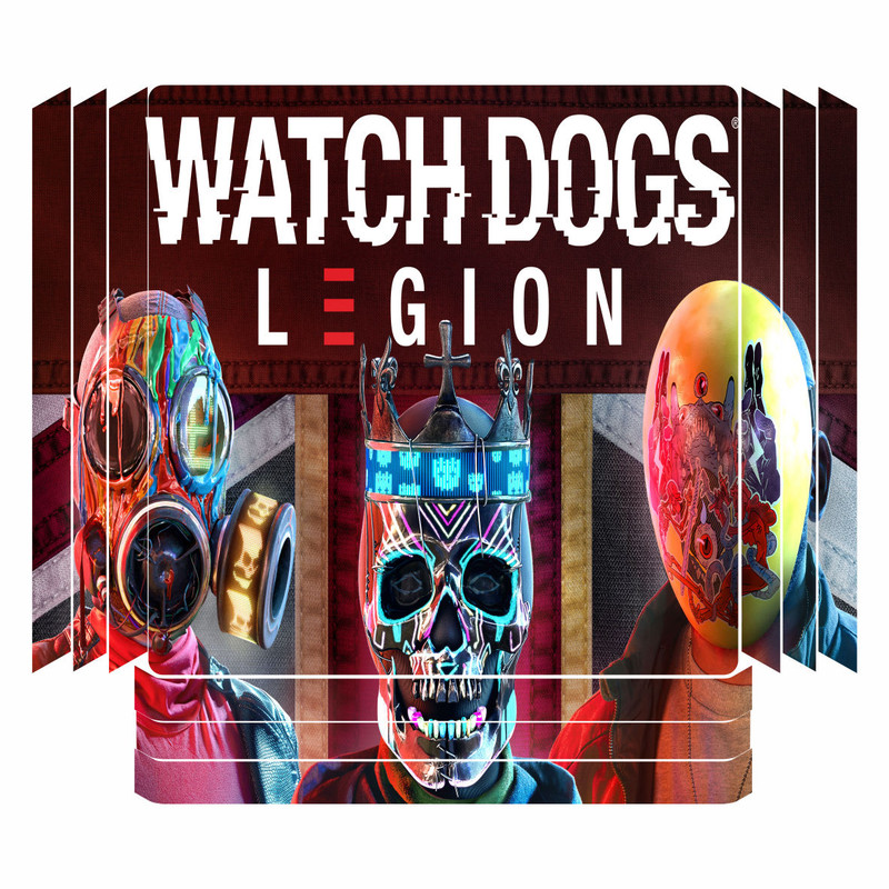 برچسب پلی استیشن ۴ پرو مدل Watch Dogs Legoin 