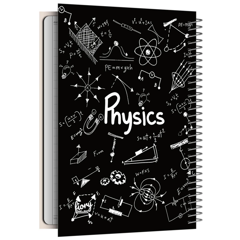 دفتر مشق 100 برگ مستر راد طرح فیزیک مدل کوانتوم کد fiory 2166 