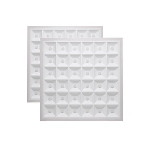 پنل 60 وات آرام الکتریک مدل توکار 60×60 مشبک مجموعه دو عددی