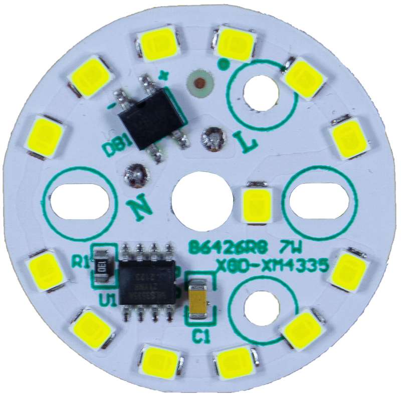 چیپ لامپ ال ای دی 7 وات مدل XGD کد 220V چیپ لامپ ال ای دی 7 وات مدل XGD کد 220V