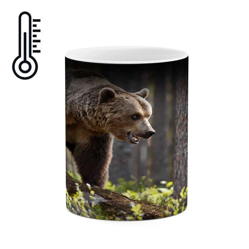 ماگ حرارتی کاکتی مدل خرس کد mgh16456