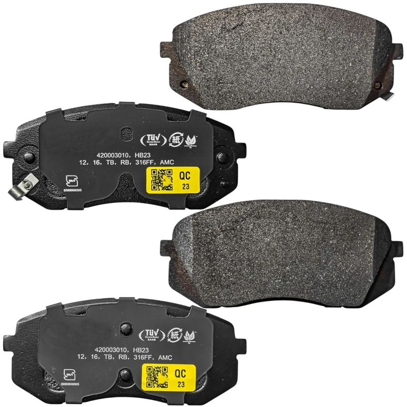 لنت ترمز جلو خودرو فورس مدل سرامیکی دو جفت مناسب برای کی ام سی J7، کی ام سی K7