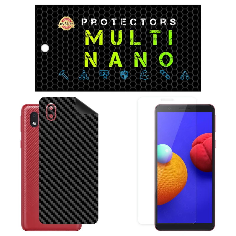 محافظ صفحه نمایش مولتی نانو مدل X-SFC مناسب برای گوشی موبایل سامسونگ Galaxy M01 Core به همراه برچسب پوششی